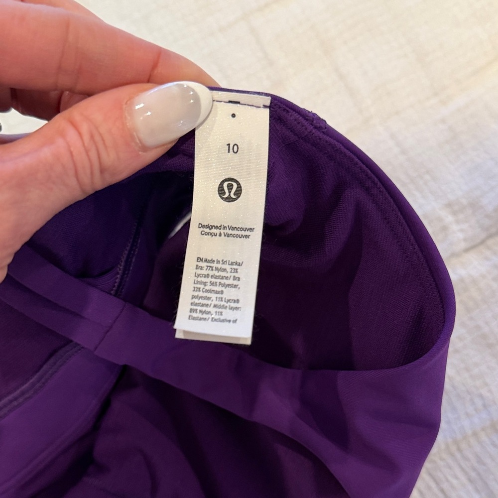 lululemon athletica Deep Purple Sports Bra - Picture 2 of 3
